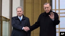 Президенты Финляндии и Турции