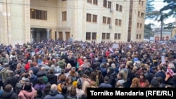 აქცია პარლამენტთან, 2023 წლის 7 მარტი