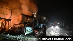 Ресей дрон шабуылының салдары. Харьков, Украина.