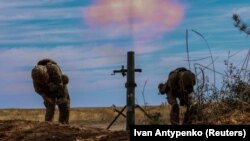 Согуш талаасындагы украин аскерлери. Архив.