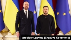 Зустріч Володимира Зеленського та Шарля Мішеля в Києві, листопад 2023 року