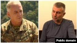 Генералы Левон Мнацаканян (слева) и Давид Манукян