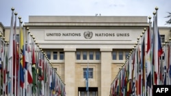 BMG-niň Ženewadaky edara binasyndan bir pursat. Arhiw suraty.