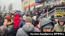 Митинг торговцев Аламединского рынка, 1 декабря 2023 г.