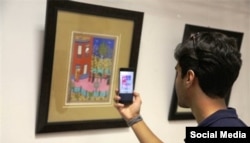 نمایشگاه تذهیب در شهر دماوند در نزدیکی تهران