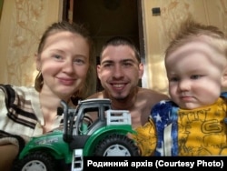 Родина Зеленських. Фото з архіву родини