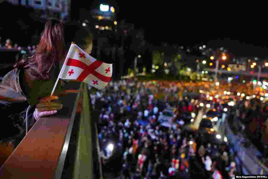 Georgian President Salome Zurabishvili, who has distanced herself from the policies of the ruling party, has promised to veto the law if it is formally adopted in a third reading, as expected.