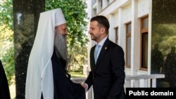 Partrijarha SPC Porfirija u vili Gorica dočekao je presjednik Crne Gore Jakov Milatović.Foto: kabinet predsjednika