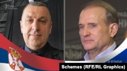 Драган Станоєвич (ліворуч) та Віктор Медведчук