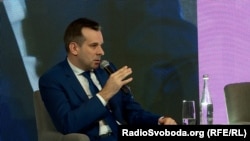 უკრაინის ცენტრალური საარჩევნო კომისიის თავმჯდომარე ოლეჰ დიდენკო. კიევი, 22 ნოემბერი, 2023. 