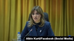 Ministrja në detyrë e Drejtësisë në Kosovë, Albulena Haxhiu.