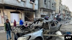 Ханиянын уулдары каза болгон жер. Газа шаары, 10-апрель 2024-жыл