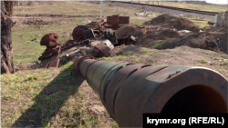 Благодатне Херсонської обл. Танк російської армії, підбитий під час звільнення півдня України