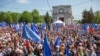 Miting în favoarea aderării R.Moldova la Uniunea Europeană - Chișinău, 21 mai 2023