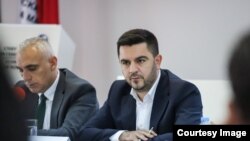 Министерот за економија Крешник Бектеши. 