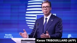 Presidenti serb, Aleksandar Vuçiq.