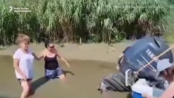 Canalul Periteașca. Intrarea din lacul Razim (Razelm)