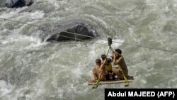 د ۲۰۲۲ز کال په پشکال کې لویو سېلابونو د خیبر پښتونخوا سوات یوشمېر برخو ته لوی زیان ورساوه - د اګست ۳۱مې انځور.