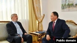 Пётр Врублевский (солдо) Казакстандын Тышкы иштер министрлигинде. Архивдик сүрөт. 