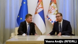 Lajčak i Vučić u Beogradu (arhivska fotografija)