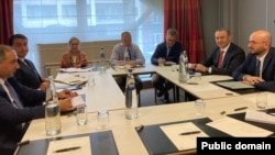 Բրյուսել- Արմեն Գրիգորյանի և Հիքմեթ Հաջիևի հանդիպումը՝ Տոյվո Կլաարի մասնակցությամբ, 19-ը օգոստոսի, 2022թ.