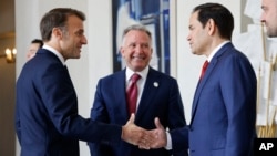 Макрон, Віткофф і Рубіо. Париж, 17 квітня 2025 року