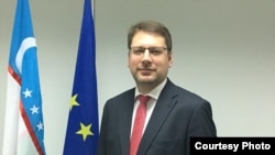 Eduards Stiprais, the head of EU delegation in Uzbekistan. (file photo)