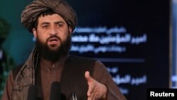 محمد یعقوب مجاهد سرپرست وزارت دفاع حکومت طالبان - عکس از آرشیف