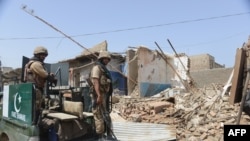 په شمالي وزيرستان کې د پاکستان امنيتي سرتېري د ګزمې پر مهال ــ انځور له ارشيفه