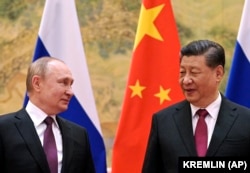 Vladimir Putin și Xi Jinping, imagine din 4 februarie 2022