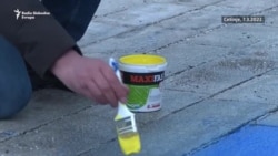 Na Cetinju nova ploča za Ukrajinu