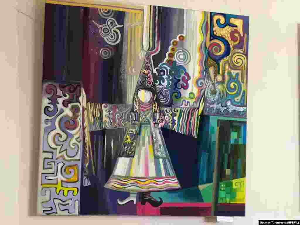 Гүлнафис Мергенбаеванын тарткан сүрөтү.