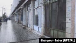 دکان های قصابی که در نتیجه اعتصاب مسدود مانده اند