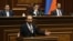 Armenia - Armenian Foreign Minister Ararat Mirzoyan speaks during a question-and-answer session in parliament, Yerevan, December 7, 2022.