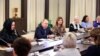 Președintele rus Vladimir Putin la o întâlnire cu presupuse mame și soții de militari ruși, Moscova, 25 noiembrie 2022.