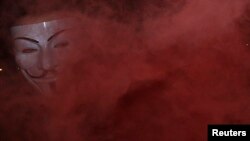 Anonymous-ის აქცია დიდ ბრიტანეთში