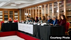 (آرشیف) جلسه استماع محکمه مردمی زنان افغانستان، ۹ اکتبر ۲۰۲۵