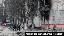 Последствия обстрелов в Мариуполе, иллюстрационное архивное фото 