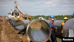 Radovi na Turskom toku u Letnici, Bugarska, 1. jun 2020. 