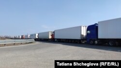 Очередь из фур на российско-литовской границе