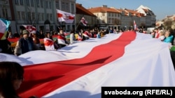 Сьвяткаваньне Дня Волі ў Вільні ў 2022 годзе, ілюстрацыйнае фота 