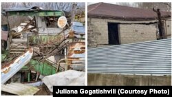 დანგრეული სახლები ითხვისში