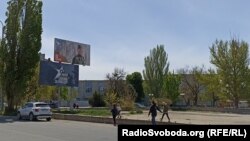 Білборди в окупованому Бердянську до 9 травня