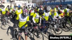 مسابقات بایسکل‌رانی با پیام صلح، در کابل