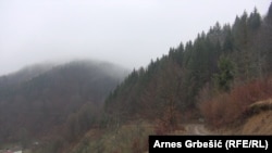 Planina Očauš u blizini Teslića