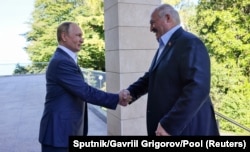 Путін та Лукашенко в Сочі