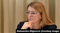 Aleksandra Gligorović, istraživačica NVO Prima. Podgorica 30. novembar 2022.