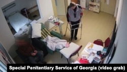 კადრი პენიტენციური სამსახურის მიერ გავრცელებული ვიდეომასალიდან 
