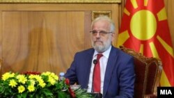 Талат Џафери, претседател на Собрание. 