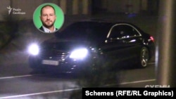 За ними виїхав Mercedes S класу, яким користується народний депутат Артем Культенко – заступник керівника президентської фракції у ВР